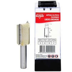Фреза пазовая D18/25x58/ 8 мм., ELITECH арт. 1820.093400