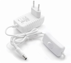 Блок питания 12В, 6Вт, IP44, 0,5A, разъем 2,5х5,5 мм 