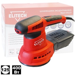 Эксцентриковая шлифмашина МШЭ 0412Э ELITECH арт. 180926