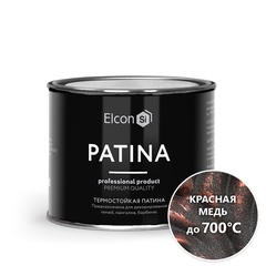 Краска кузнечная термост. Elcon Patina красная медь 200г 