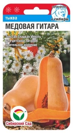 Семена тыква Сибирский Сад Медовая гитара 5 шт. 