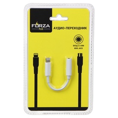 Аудио-переходник пластик. FORZA IP-mini-Jack 3.5 мм арт. 470-081 
