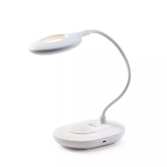 Лампа настол. FORZA 16LED USB кабель 1.5м 1200Lux аккум. 1200мАч белая арт. 476-360 Россия
