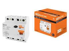 Устройство защитного отключения ВД1-63 4Р 50А 30мА TDM