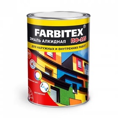 Эмаль FARBITEX ПФ-115 алкидная Голубая 800г 