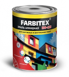 Эмаль алкидная FARBITEX ПФ-115 ярко-зеленая 800г арт.4300006012 