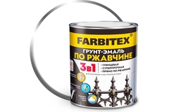 Грунт-эмаль по ржавчине FARBITEX белый 800 гр. арт. 4300013915 