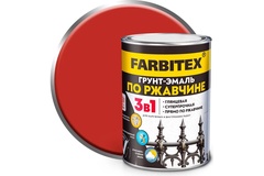 Грунт-эмаль по ржавчине FARBITEX красный 800 гр. арт. 4300013916 
