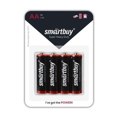 Батарейка солевая Smartbuy R6/4B(48/960) арт. SBBZ-2AO4B 