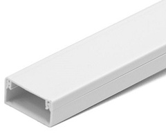 Короб кабельный 40х25мм 2,0м , 001 Белый