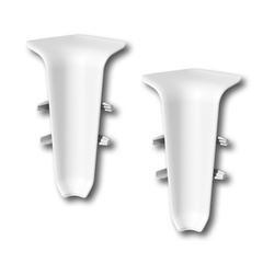 Угол для плинтуса внутренний Деконика 001-0 Б 55мм 2шт/уп 