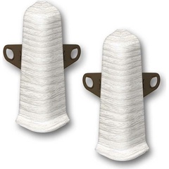 Угол для плинтуса внешний (флоупак) Идеал Деконика 265 клен патина 55мм 2шт/упак 