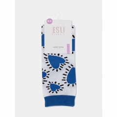 Носки женские ESLI CLASSIC 532 белый/синий р-р. 25 арт. 21С-69СПЕ 