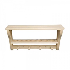 Полка для бани и сауны универсальная COOPER 230х450х100 мм. арт. УНБ-43 