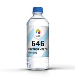 Растворитель 646 0,5 л.