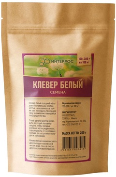 Семена Интеррос Клевер белый 200 гр.