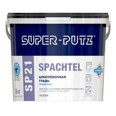 Шпатлевка финишная SUPER-PUTZ SP21 SPACHTEL белая 8 кг.