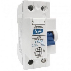 Устройство защитного отключения DLF362 2Р
32А/30мА (электронное) ETP