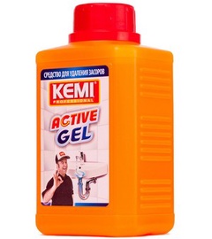 Средство для удаления засоров "KEMI - professional - ACTIVE Gel" ПВХ-бут. 500 мл.