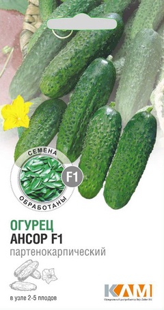 Огурец Ансор F1, 10 шт