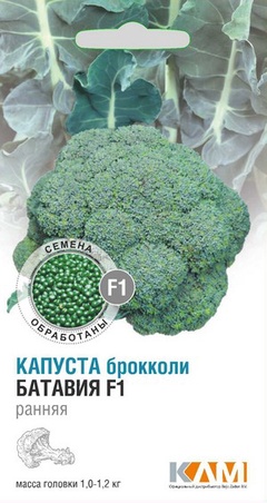 Капуста брокколи Батавия F1, 10 шт