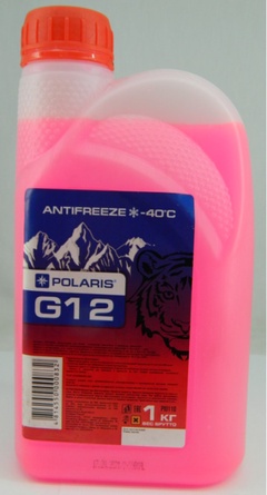 Антифриз New Polaris Antifrreeze G12 красный 1кг 
