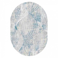 Ковер LIPARIS 1,6х2,3 арт. LP309-CREAM-BLUE-OVAL 