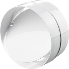 Соединитель с обратным клапаном белый d100 мм.