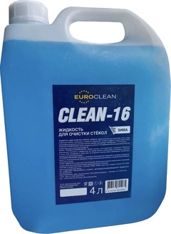 Жидкость стеклоомывающая зимняя CARBOSYNTECH НЕЗАМЕРЗАЙКА CLEAN -16, 4 л.