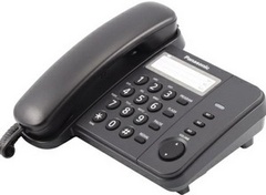 Телефон проводной Panasonic арт. KX-TS2352RUB 