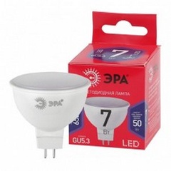 Лампа ECO LED MR16-7W-865-GU5.3 R  ЭРА (диод, софит, 7Вт, хол, GU5.3)