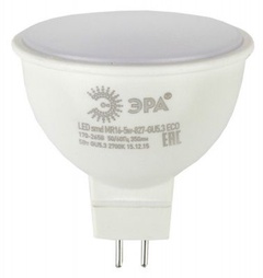Лампочка светодиодная ЭРА LED MR16-7w-827-GU5,3R софит теплый белый с 7Вт арт.EAN-13 
