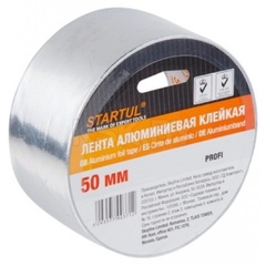 Лента алюминиевая клейкая 50ммх10м STARTUL PROFI (ST9037-50-10)