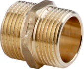 Ниппель нр-нр 3/8 Ferro латунь арт. N02ZW 