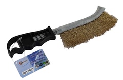 Щетка проволочная STAB с пластмассовой ручкой, нейлоновая проволока арт. SB11062 