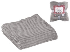 Покрывало флисовое PERFECTO LINEA Sleep mood серое 150х200 см арт. 60-150213 
