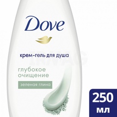 DOVE крем гель-душ Зеленая глина 250мл 68115136