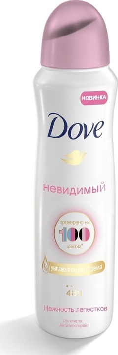 DOVE Део-аэрозоль Невидимый Нежность лепестков 150мл 67560662