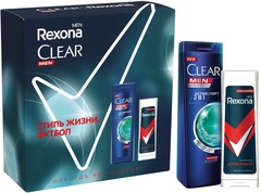 Набор CLEAR+REXONA Футбольная коллекция 200+180мл 0.38л 