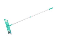 Швабра для пола с насадкой из микрофибры, бирюзовая, PERFECTO LINEA (Телескопическая рукоятка 67-120 см)
